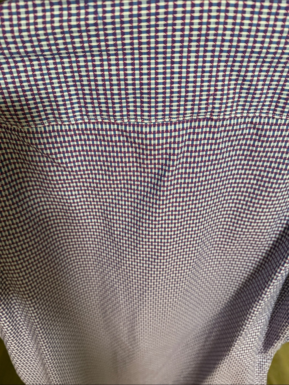 Robert Graham Men’s Purple Micro-Check Button-Down Shirt - Picture 3 of 4